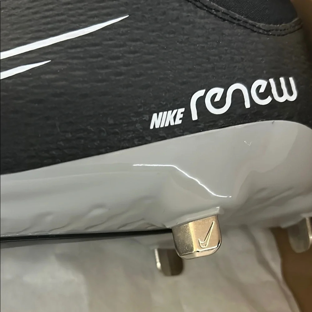 Nike Renew Women's Metal Softball Cleats Black Grey White Low Cut 9.5